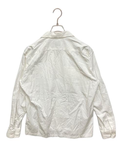 Yohji Yamamoto COSTUME D'HOMME（ヨウジヤマモトコスチュームドオム）Yohji Yamamoto COSTUME D'HOMME (ヨウジヤマモトコスチュームドオム) オープンカラー長袖シャツ ホワイト サイズ:SIZE 2の古着・服飾アイテム