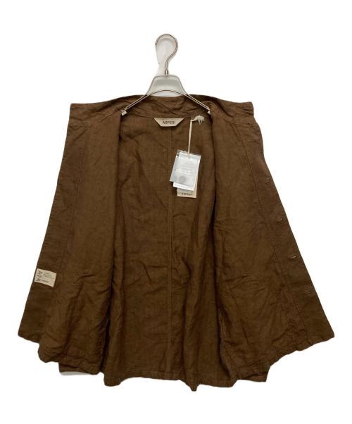 ASPESI（アスペジ）ASPESI (アスペジ) リネンジャケット ブラウン サイズ:SIZE Mの古着・服飾アイテム