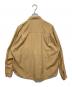 AURALEE (オーラリー) WASHED FINX TWILL BIG SHIRTS ベージュ サイズ:SIZE 4：6000円