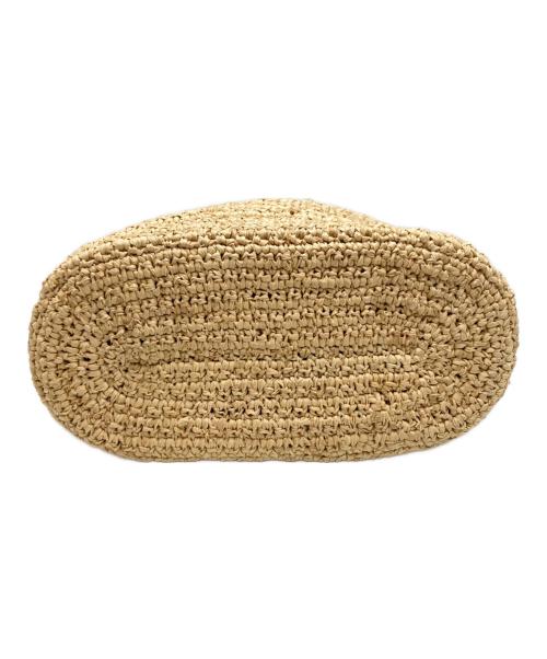 HELEN KAMINSKI（ヘレンカミンスキー）HELEN KAMINSKI (ヘレンカミンスキー) CASSIA MINI 2WAY カゴバッグ ベージュ×ブラックの古着・服飾アイテム