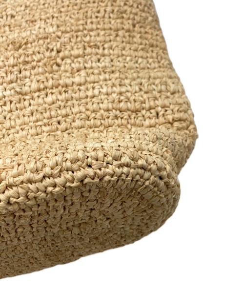 HELEN KAMINSKI（ヘレンカミンスキー）HELEN KAMINSKI (ヘレンカミンスキー) CASSIA MINI 2WAY カゴバッグ ベージュ×ブラックの古着・服飾アイテム