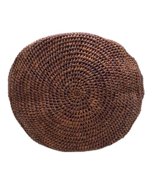 HELEN KAMINSKI（ヘレンカミンスキー）HELEN KAMINSKI (ヘレンカミンスキー) ラフィアワンショルダーバッグ ブラウンの古着・服飾アイテム