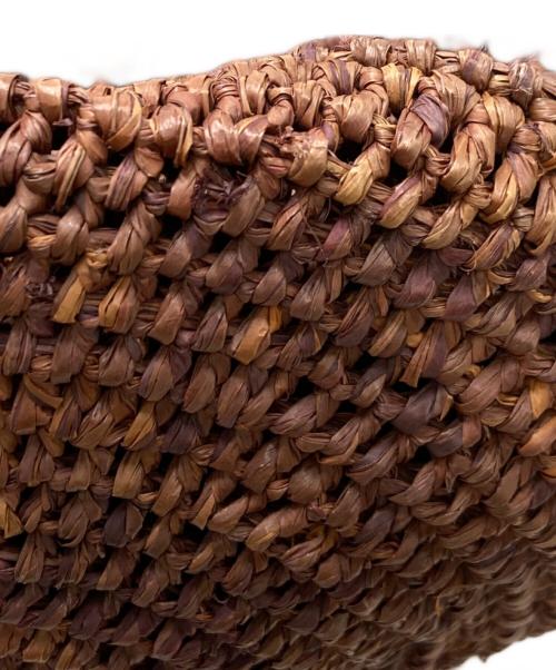 HELEN KAMINSKI（ヘレンカミンスキー）HELEN KAMINSKI (ヘレンカミンスキー) ラフィアワンショルダーバッグ ブラウンの古着・服飾アイテム