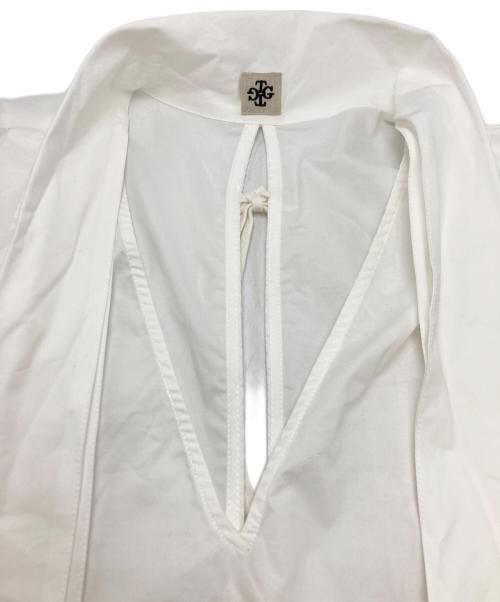 The garment（ザ ガーメント）The garment (ザ ガーメント) Cyprus Bow Shirt ホワイト サイズ:SIZE M (US 8)の古着・服飾アイテム