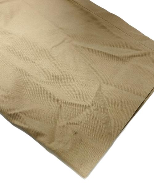 MARKAWARE（マーカウェア）MARKAWARE (マーカウェア) オーガニックコットン強燃ボイルツイル/クラシックフィットダブルプリーテッドトラウザーズ ブラウン サイズ:SIZE 1の古着・服飾アイテム