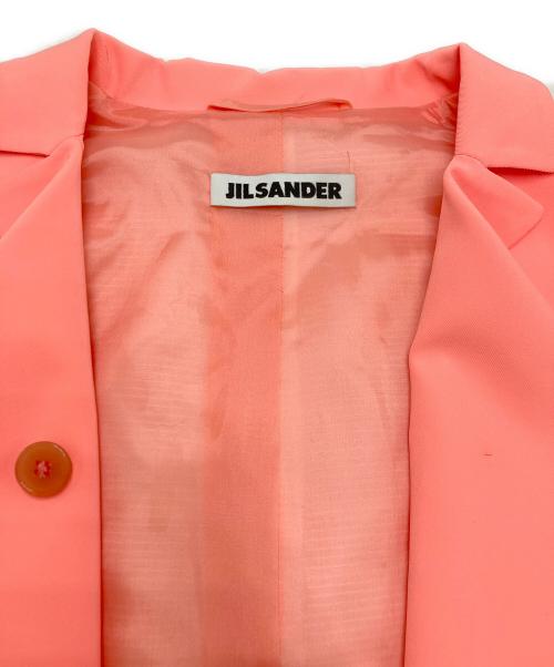 JIL SANDER（ジルサンダー）JIL SANDER (ジルサンダー) クロップダブルジャケット ピンク サイズ:SIZE 34の古着・服飾アイテム