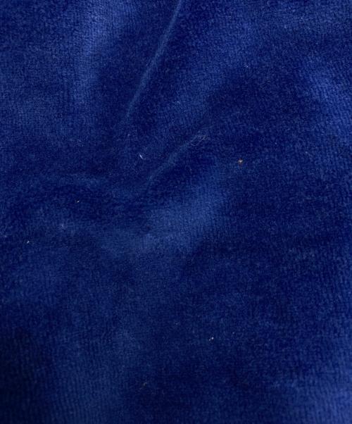SUPREME（シュプリーム）Supreme (シュプリーム) Paneled Velour L/S Polo ブルー サイズ:SIZE Lの古着・服飾アイテム