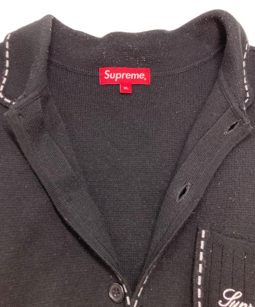 SUPREME（シュプリーム）SUPREME (シュプリーム) Contrast Stitch Button UP ブラック サイズ:SIZE XLの古着・服飾アイテム
