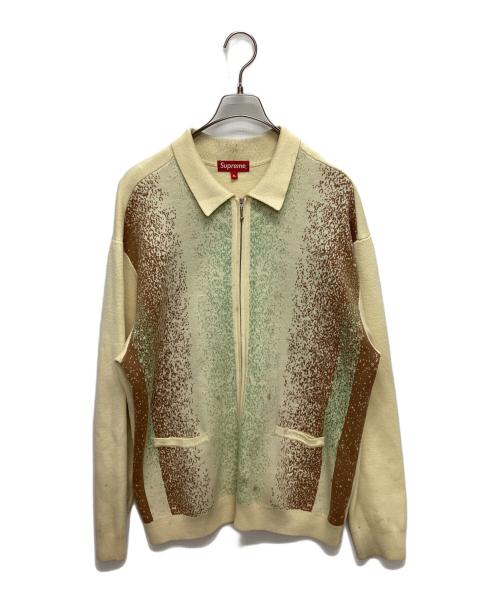SUPREME（シュプリーム）SUPREME (シュプリーム) Gradient Stripe Zip Up Cardigan ベージュ サイズ:SIZE XLの古着・服飾アイテム