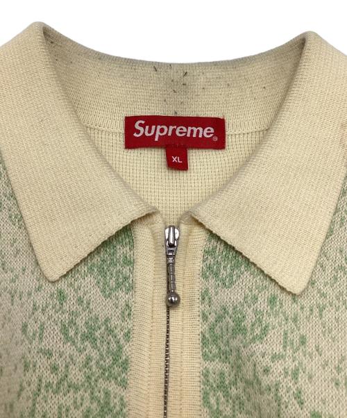 SUPREME（シュプリーム）SUPREME (シュプリーム) Gradient Stripe Zip Up Cardigan ベージュ サイズ:SIZE XLの古着・服飾アイテム