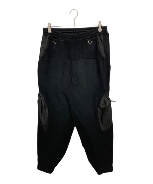 MUZE（ミューズ）MUZE (ミューズ) FLEECE CURVE CARGO PANTS ブラック サイズ:SIZE 1の古着・服飾アイテム