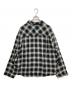 MUZE (ミューズ) RAYON OMBRE CHECK SHIRT ブラック×ベージュ サイズ:SIZE 1：28000円