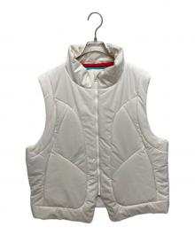 MUZE（ミューズ）の古着「PADDED CURVE VEST」｜ホワイト