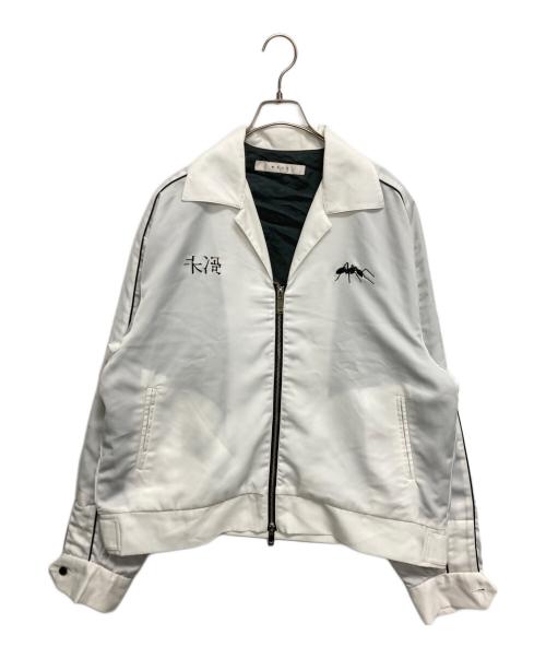 MUZE（ミューズ）MUZE (ミューズ) FACE SOUVENIR JACKET ホワイト サイズ:SIZE 2の古着・服飾アイテム