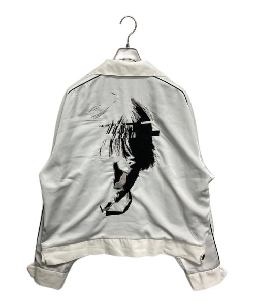MUZE（ミューズ）MUZE (ミューズ) FACE SOUVENIR JACKET ホワイト サイズ:SIZE 2の古着・服飾アイテム