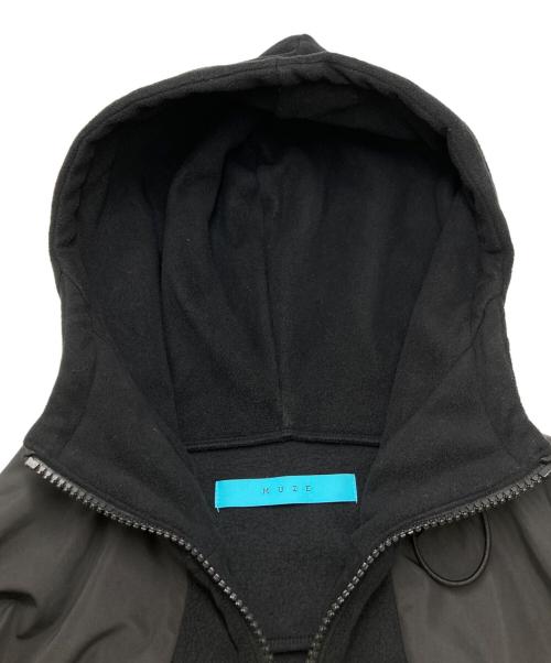 MUZE（ミューズ）MUZE (ミューズ) HOODED FLEECE BLOUSON ブラック サイズ:SIZE 2の古着・服飾アイテム