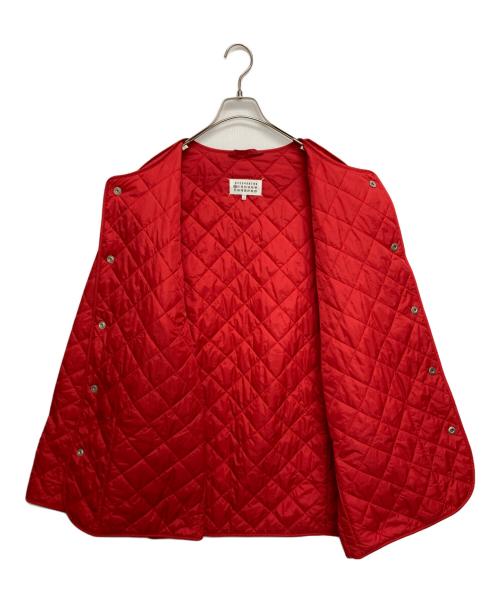 Maison Margiela（メゾンマルジェラ）Maison Margiela (メゾンマルジェラ) RECYCLEDキルティングジャケット レッド サイズ:SIZE 46の古着・服飾アイテム