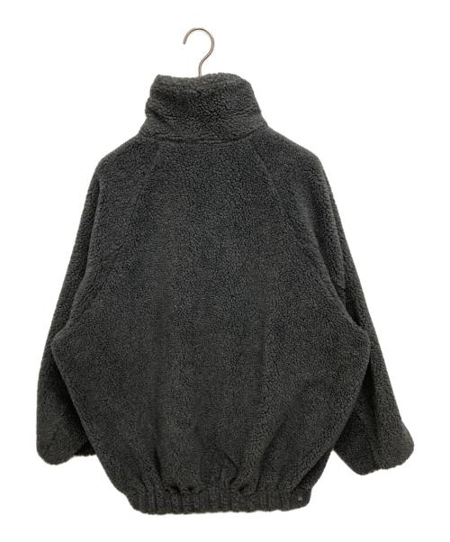 My Beautiful Landlet（マイビューティフルランドレット）My Beautiful Landlet (マイビューティフルランドレット) VINTAGE SHEEP BOA ZIP BLOUSON グレー サイズ:SIZE 1の古着・服飾アイテム