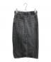 HYKE (ハイク) DENIM MIDI SKIRT ブラック サイズ:SIZE 1：11000円