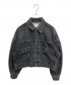 HYKEハイク）の古着「BALLOON SLEEVE DENIM JACKET」｜ブラック