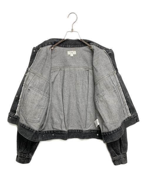 HYKE（ハイク）HYKE (ハイク) BALLOON SLEEVE DENIM JACKET ブラック サイズ:SIZE 1の古着・服飾アイテム