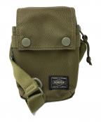PORTERポーター）の古着「ショルダーポーチ」｜カーキ