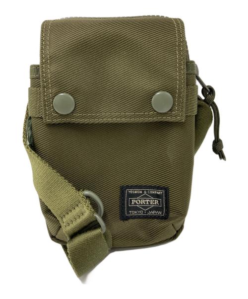 PORTER（ポーター）PORTER (ポーター) ショルダーポーチ カーキの古着・服飾アイテム