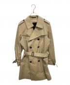 SANYOサンヨー）の古着「100年コート/ライナー付ダブルトレンチコート」｜ベージュ