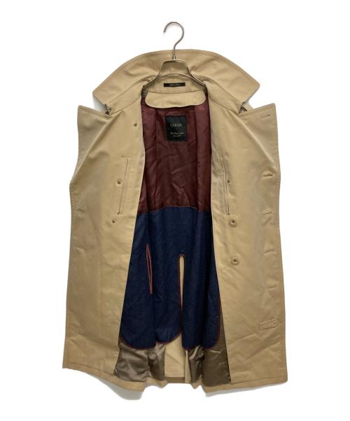 SANYO（サンヨー）SANYO (サンヨー) 100年コート/ライナー付ダブルトレンチコート ベージュ サイズ:SIZE Lの古着・服飾アイテム