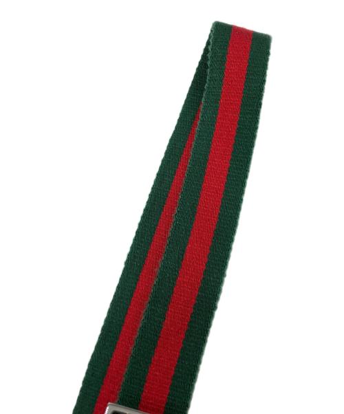 GUCCI（グッチ）GUCCI (グッチ) GGキャンバス シェリーライン ウエストバッグ ブラウンの古着・服飾アイテム