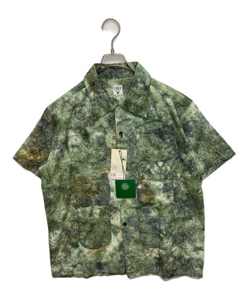 South2 West8（サウスツー ウエストエイト）south2 west8 (サウスツー ウエストエイト) S/S 6Pocket Shirt グリーン サイズ:SIZE Sの古着・服飾アイテム