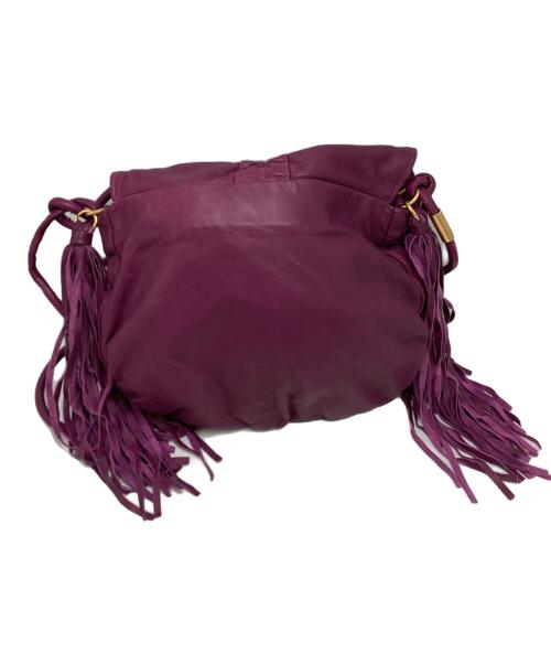 ETRO（エトロ）ETRO (エトロ) タッセルフリンジショルダーバッグ パープルの古着・服飾アイテム