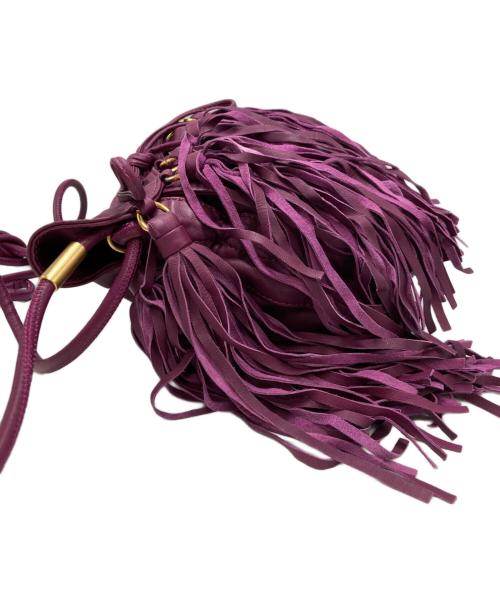 ETRO（エトロ）ETRO (エトロ) タッセルフリンジショルダーバッグ パープルの古着・服飾アイテム