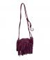 中古・古着 ETRO (エトロ) タッセルフリンジショルダーバッグ パープル：11000円