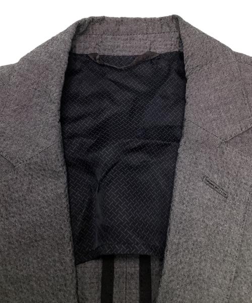 BOSS HUGO BOSS（ボス ヒューゴボス）BOSS HUGO BOSS (ボス ヒューゴボス) シアサッカーセットアップスーツ グレー サイズ:SIZE L (44)の古着・服飾アイテム