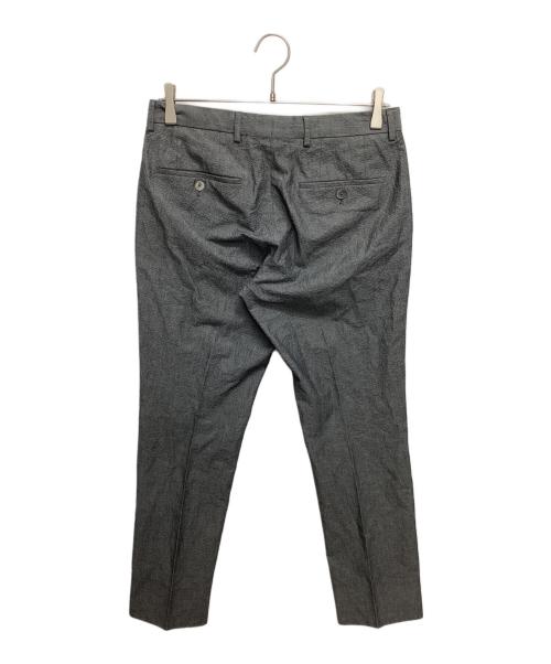 BOSS HUGO BOSS（ボス ヒューゴボス）BOSS HUGO BOSS (ボス ヒューゴボス) シアサッカーセットアップスーツ グレー サイズ:SIZE L (44)の古着・服飾アイテム