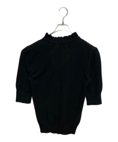 GANNI（ガニー）GANNI (ガニー) 七分丈ニット ブラック サイズ:SIZE Ｓの古着・服飾アイテム