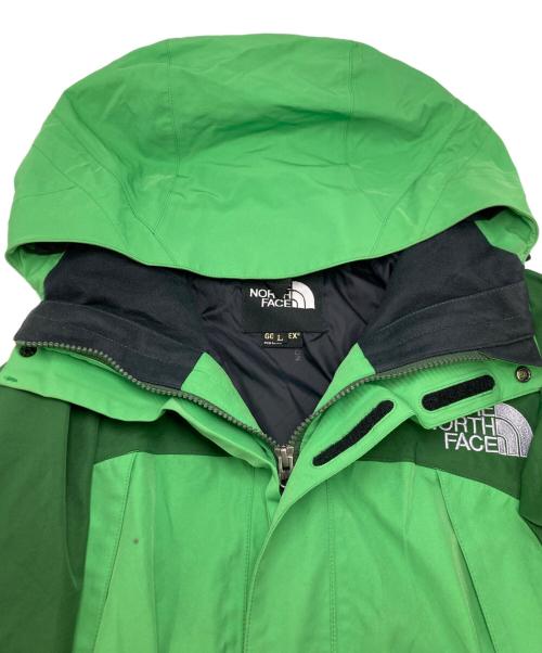 THE NORTH FACE（ザ ノース フェイス）THE NORTH FACE (ザ ノース フェイス) MOUNTAIN JACKET ブラック×グリーン サイズ:SIZE Lの古着・服飾アイテム