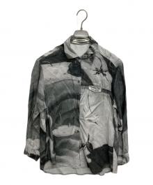 Kimhekim（キムヘキム）の古着「総柄シャツ」｜グレー