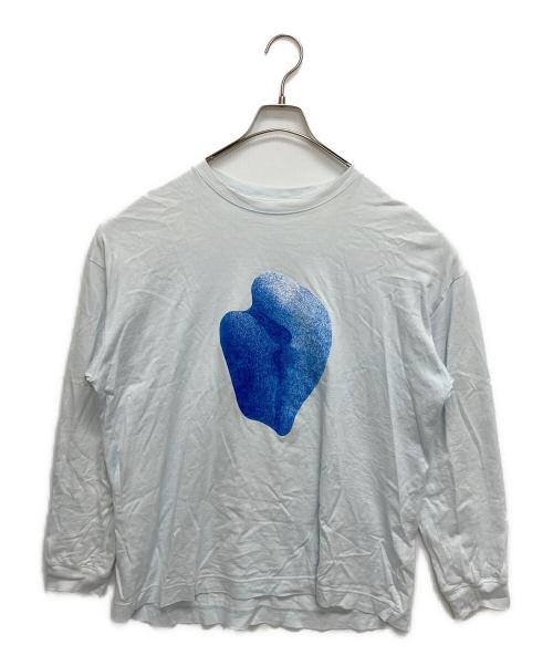 HOMME PLISSE ISSEY MIYAKE（オム プリッセ イッセイ ミヤケ）HOMME PLISSE ISSEY MIYAKE (オム プリッセ イッセイ ミヤケ) 長袖カットソー ブルー サイズ:SIZE 3の古着・服飾アイテム