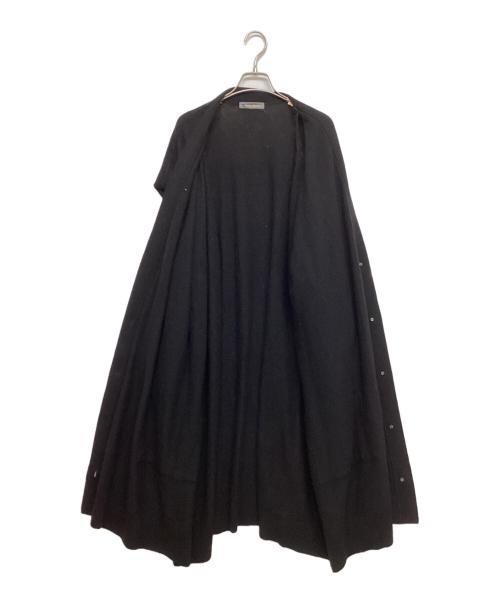 ISSEY MIYAKE（イッセイミヤケ）ISSEY MIYAKE (イッセイミヤケ) ロングカーディガン ブラック サイズ:Mの古着・服飾アイテム