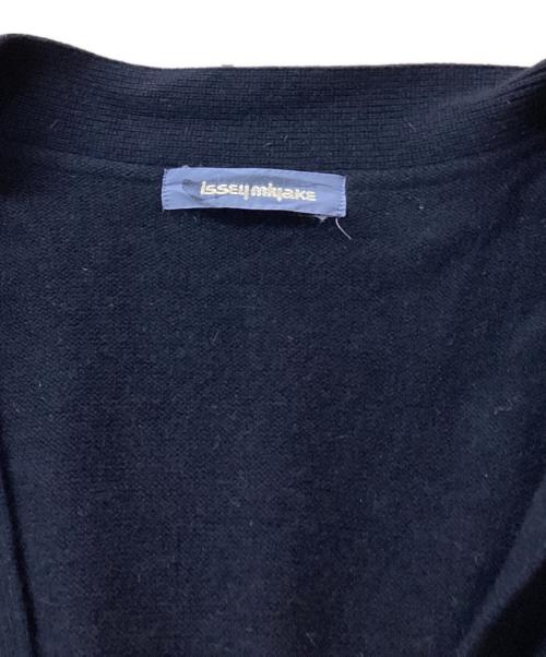 ISSEY MIYAKE（イッセイミヤケ）ISSEY MIYAKE (イッセイミヤケ) ロングカーディガン ブラック サイズ:Mの古着・服飾アイテム