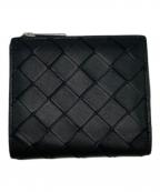 BOTTEGA VENETAボッテガベネタ）の古着「2つ折り財布」｜ブラック