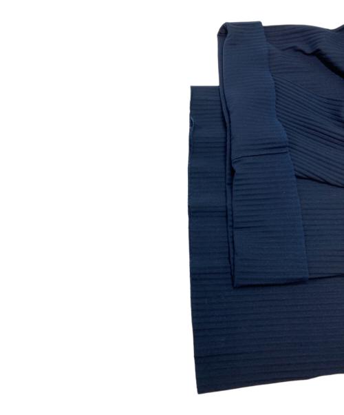 ISSEY MIYAKE me（イッセイ ミヤケ ミー）ISSEY MIYAKE me (イッセイ ミヤケ ミー) ワイドプリーツパンツ ネイビー サイズ:不明の古着・服飾アイテム