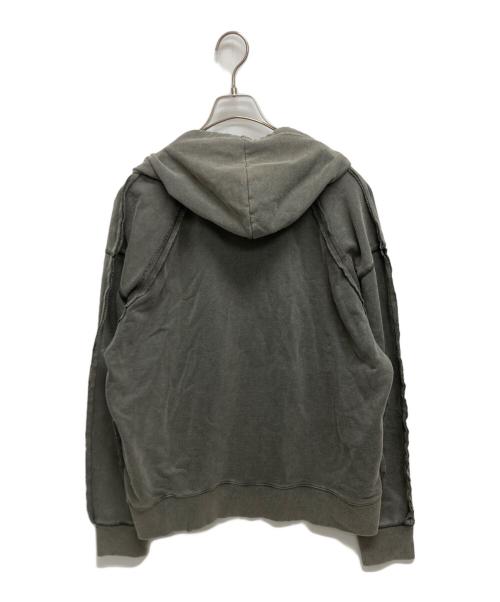 GUELL（グエル）GUELL (グエル) Insideout Hoodie グレー サイズ:SIZE XLの古着・服飾アイテム