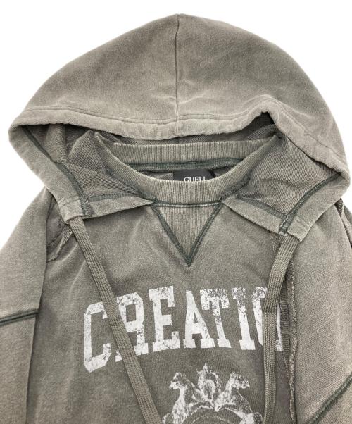 GUELL（グエル）GUELL (グエル) Insideout Hoodie グレー サイズ:SIZE XLの古着・服飾アイテム
