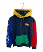 POLO RALPH LAURENポロ・ラルフローレン）の古着「クレイジーパターンプルオーバーパーカー」｜ネイビー