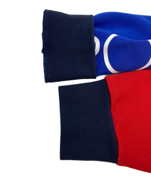 POLO RALPH LAUREN（ポロ・ラルフローレン）POLO RALPH LAUREN (ポロ・ラルフローレン) クレイジーパターンプルオーバーパーカー ネイビー サイズ:SIZE Sの古着・服飾アイテム