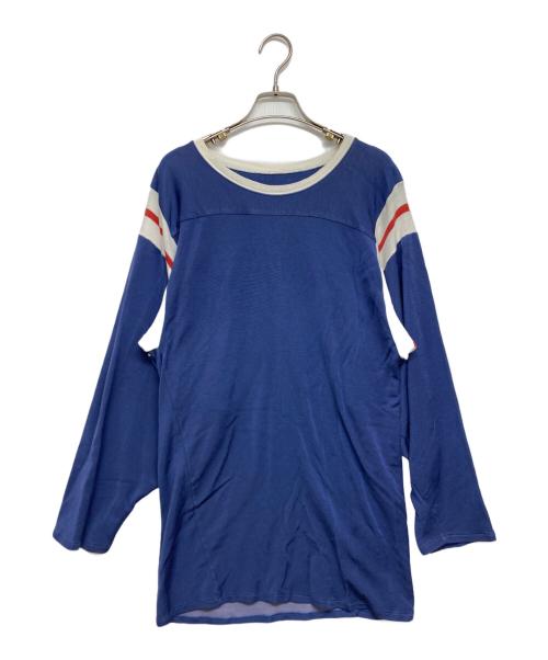 MM6 Maison Margiela（エムエムシックスメゾンマルジェラ）MM6 Maison Margiela (エムエムシックスメゾンマルジェラ) ナンバリングカットソー ブルー サイズ:SIZE Sの古着・服飾アイテム