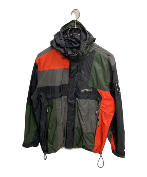 Timberland（ティンバーランド）Timberland (ティンバーランド) Christopher Raeburn (クリストファーレイバーン) RAVINE PATCHWORK MOUNTAIN JACKET ブラック×カーキ サイズ:SIZE Lの古着・服飾アイテム